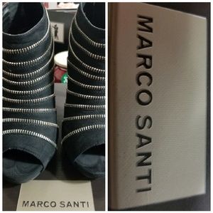 Marco Santini black heels